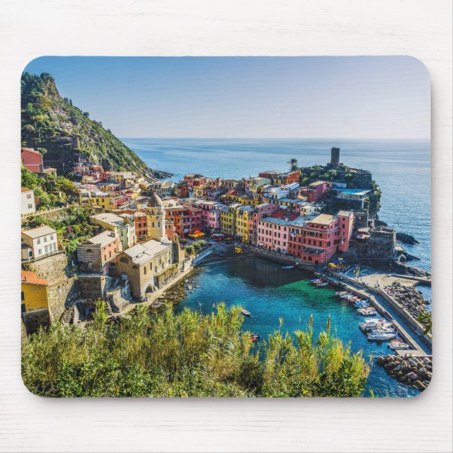 Scenic Village, Cinque Terre, Liguria, Italy Mouse Pad (Front)