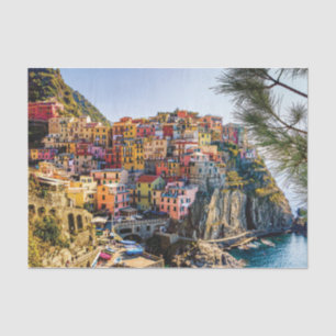 Scenic Village, Cinque Terre, Liguria, Italy Tissue Paper