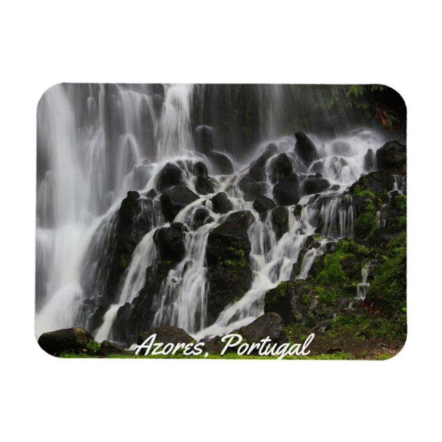 Scenic Waterfall  Azores Magnet (Horizontal)