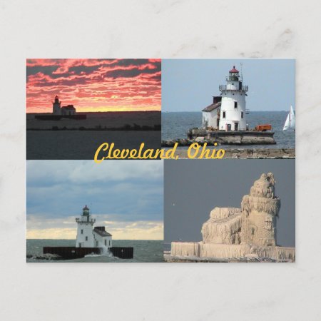 Scenic West Lighthouse (cleveland, Ohio) Postcard