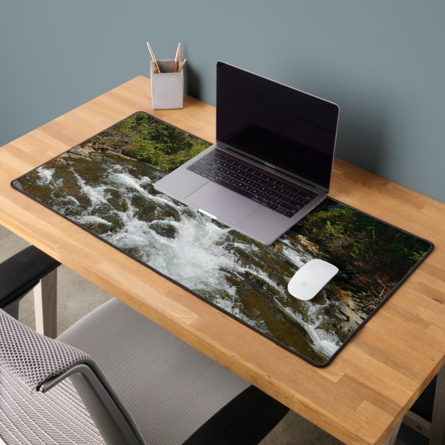 Scenic Wild River Landscape Desk Mat (Office 2)