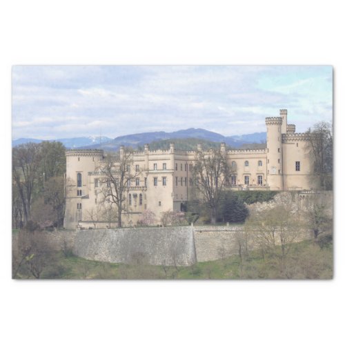 Scenic Wolfsberg Castle Tissue Paper