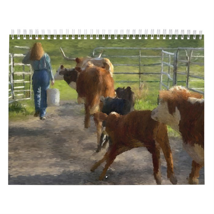 Scenics   Ranch Scenes Paintings Calendar