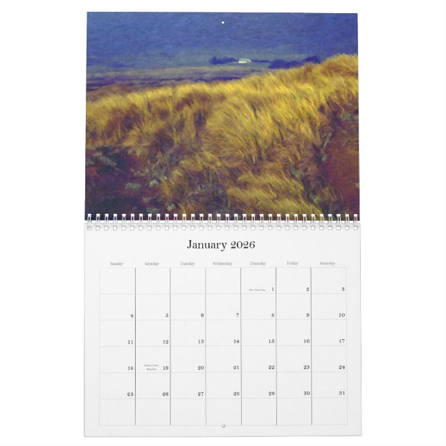 Scenics - Ranch Scenes Paintings Calendar (Jan 2026)