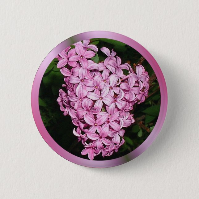 Scent of Lilacs Pinback Button (Front)