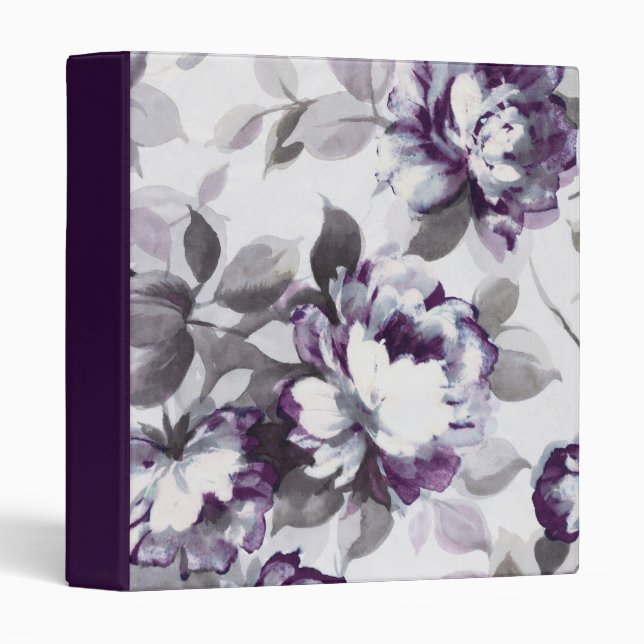 Scent of Plum Roses 3 Ring Binder (Front/Spine)