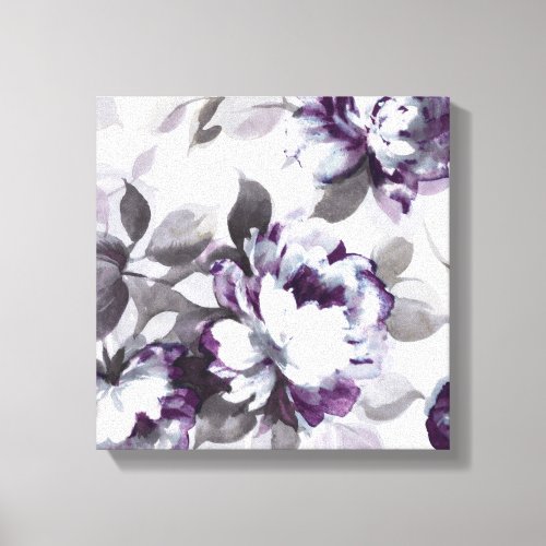 Scent of Plum Roses Canvas Print