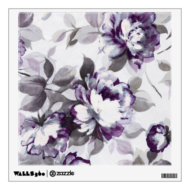 Scent of Plum Roses Wall Decal (Front)