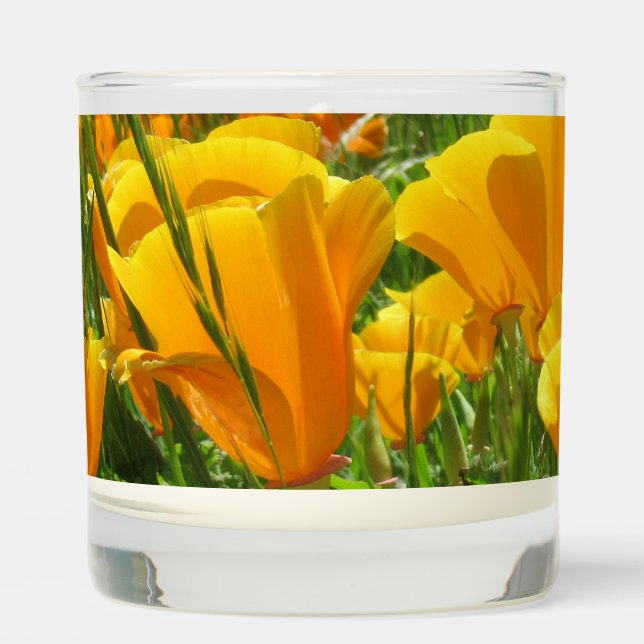 Scented Candle California Poppies  (Front)