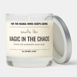 Scented Candle for Mama Solo Mom Gift