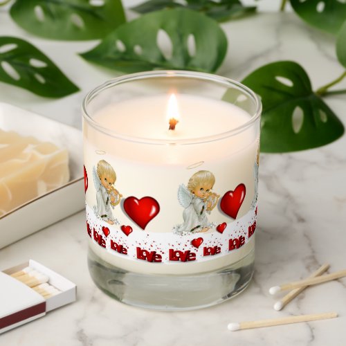 Scented Candle Valentines Day Love Angels 