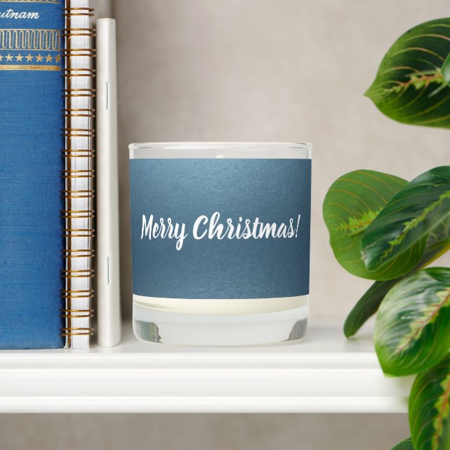 Scented Candles for the Holidays Blue (Shelf)