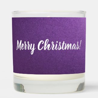 Scented Candles for the Holidays Purple