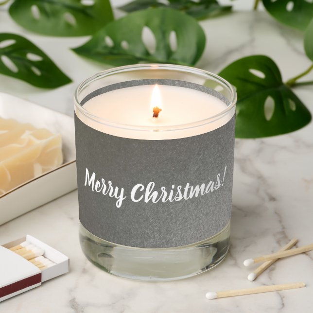 Scented Candles for the Holidays Silver (Lit)