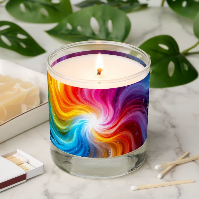 Scented jar candle (Lit)