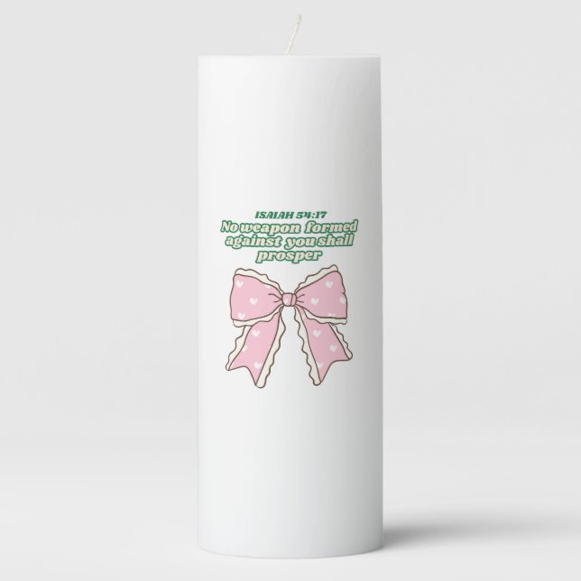 Scented Jar Candle, bible verse candle (Front)