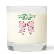 Scented Jar Candle, bible verse candle