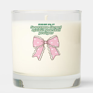 Scented Jar Candle, bible verse candle