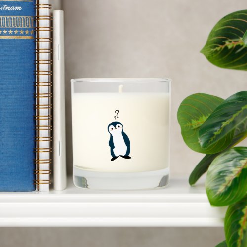 Scented Jar Candle  Cute Penguin