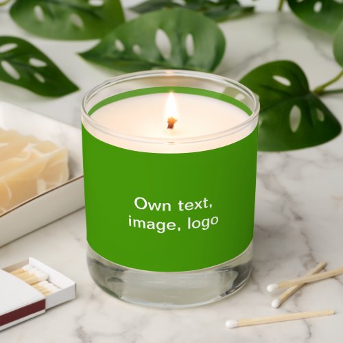 Scented Jar Candle Green