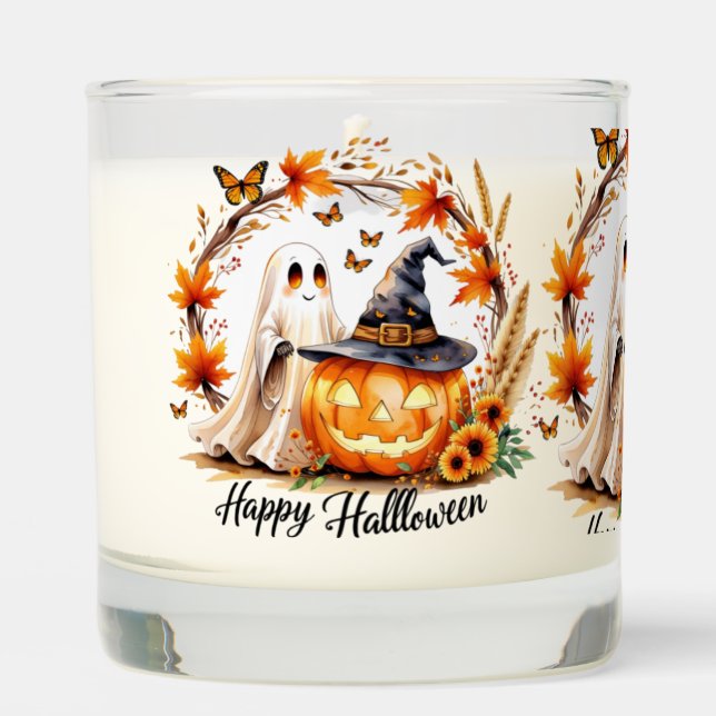 Scented Jar Candle Halloween  (Front)