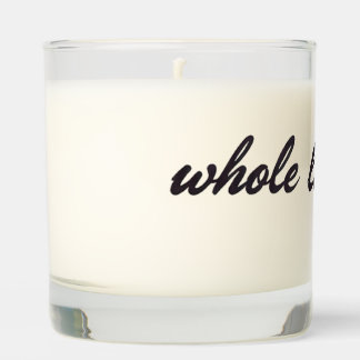 Scented Jar Candle Whole Lot of Love" Minimalist S