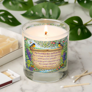 Scented Jar Candle with Christian Bible Verse