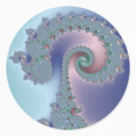 Scepter - Fractal Classic Round Sticker