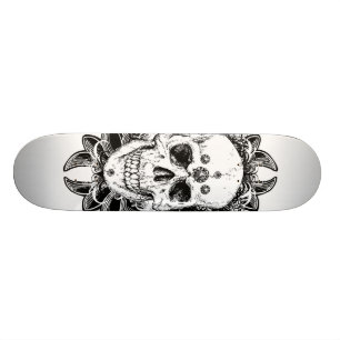 Sceptical Death Metal Skateboard Design