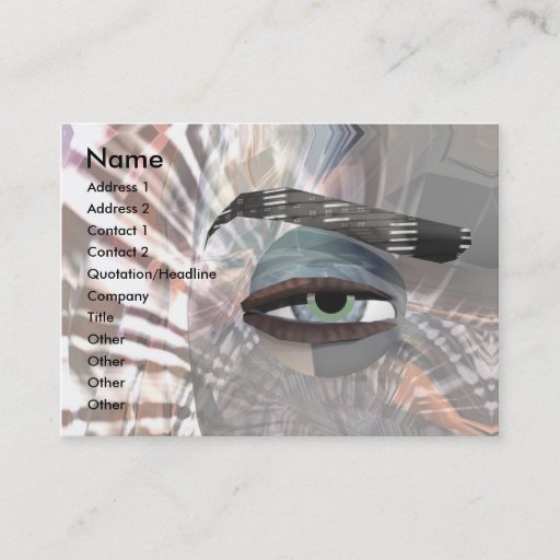 Customizable Sceye - Chubby Business Cards