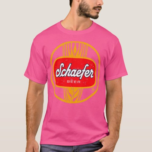 Schaefer Beer Gift For Men and Women Gift Father D T_Shirt