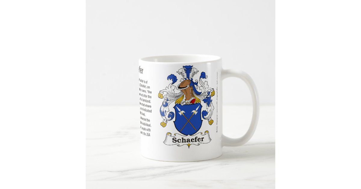 Schaefer Family Crest Mug | Zazzle