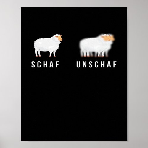 Schaf Unschaf Photography Photographer Photo Poster