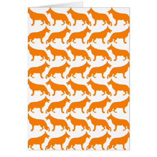 Schäferhund Grußkarten Cards (Front)