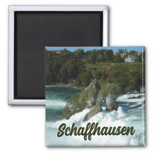 Schaffhausen Scenic Rhine Falls in Switzerland Magnet