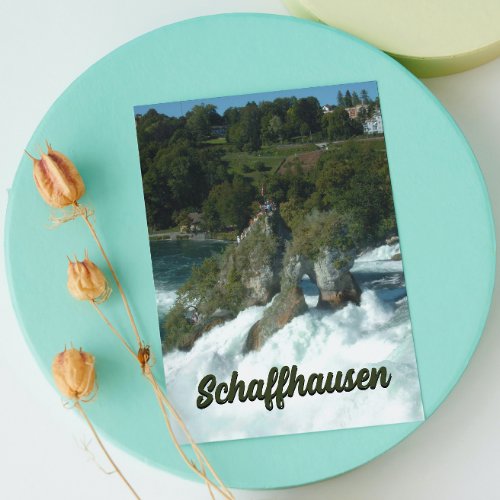 Schaffhausen Scenic Rhine Falls in Switzerland Postcard