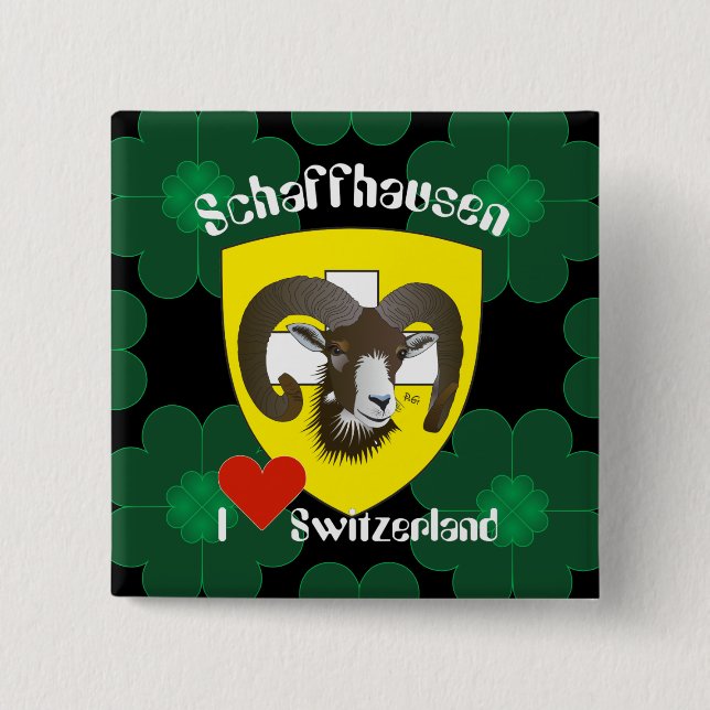 Schaffhausen - Schweiz - Suisse - Svizzera Buttons (Front)