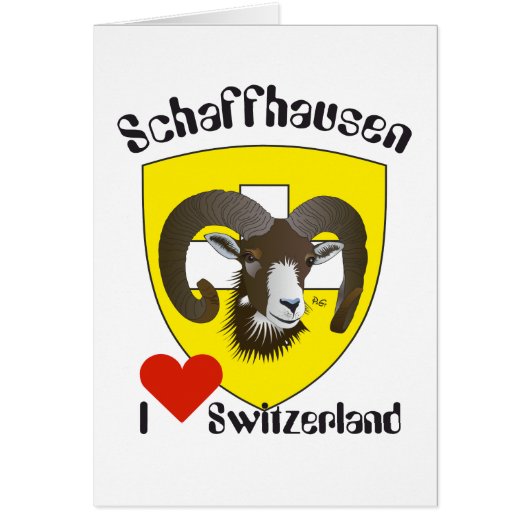 Schaffhausen Schweiz Suisse Svizzera Grusskarte (Front)