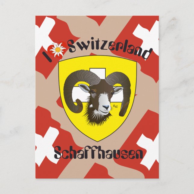 Schaffhausen Switzerland postcard (Front)