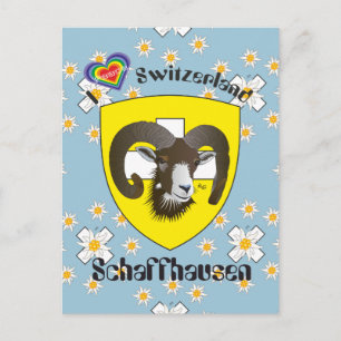 Schaffhausen Switzerland postcard