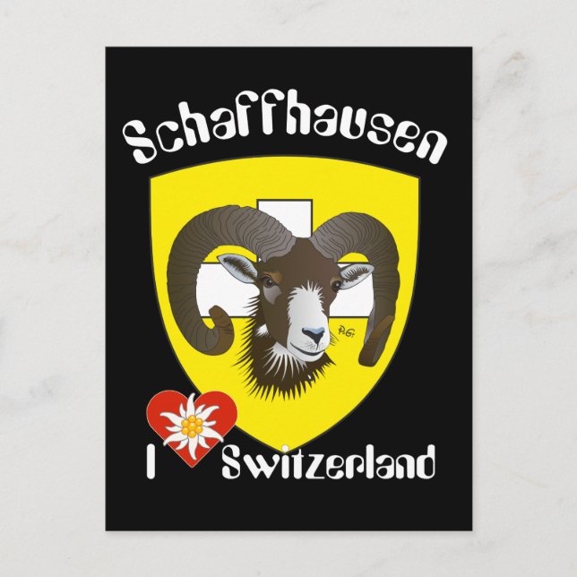 Schaffhausen Switzerland postcard (Front)