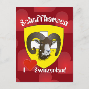Schaffhausen Switzerland postcard