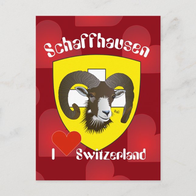 Schaffhausen Switzerland postcard (Front)