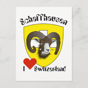 Schaffhausen Switzerland postcard
