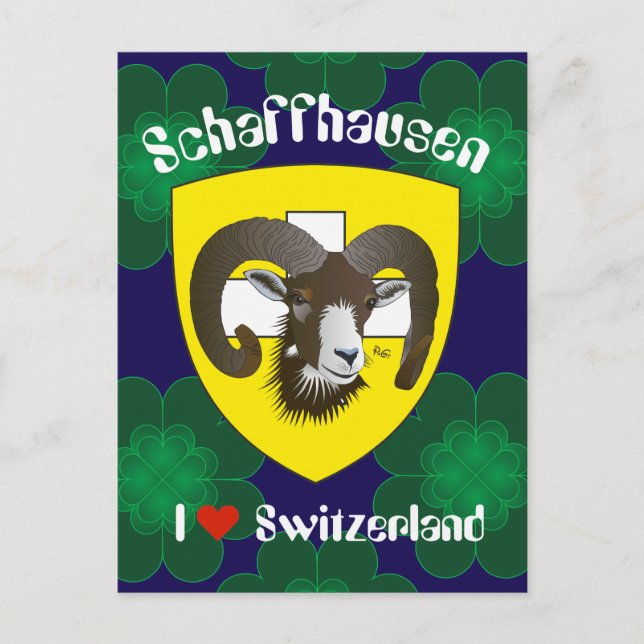 Schaffhausen Switzerland postcard (Front)