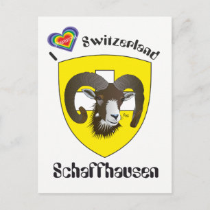 Schaffhausen Switzerland postcard