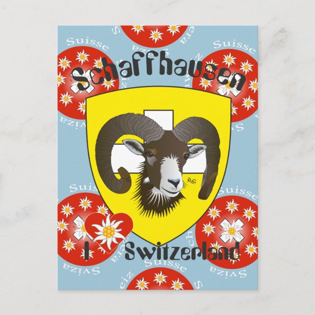 Schaffhausen Switzerland postcard (Front)