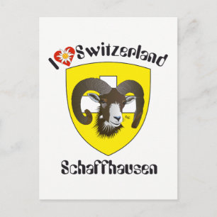 Schaffhausen Switzerland postcard