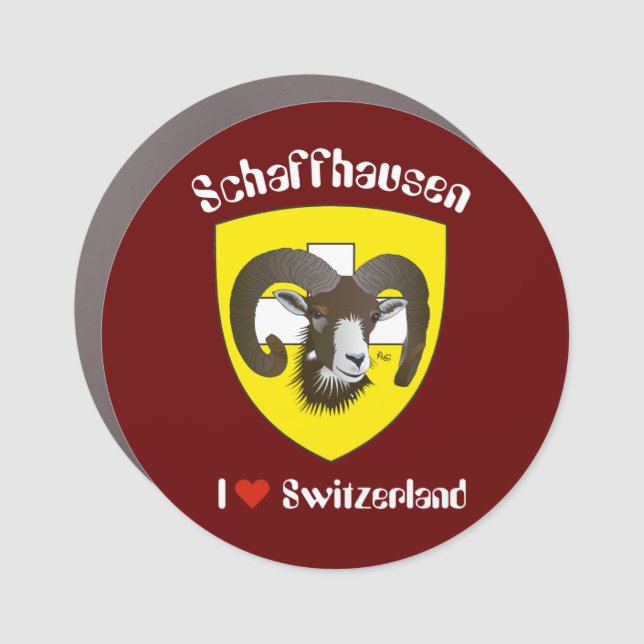 Schaffhausen - Switzerland - Suisse - Svizzera Car Magnet (Front)