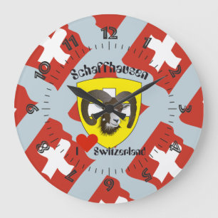 Schaffhausen - Switzerland - Suisse - Svizzera clo Large Clock